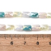 Electroplate Glass Beads Strands EGLA-D300-05-12-3