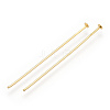 Brass Flat Head Pins KK-G331-11-0.7x40-4