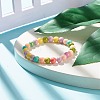 Natural Jade Beaded Stretch Kids Bracelets BJEW-JB07789-01-2