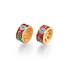 Alloy Enamel Beads PALLOY-P285-01A-02-2