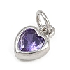 Brass with Cubic Zirconia Pendants KK-A269-67A-P-2