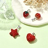 4Pcs 4 Styles Polymer Clay Rhinestone Pendants FIND-YW0005-97-2