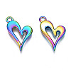 Rainbow Color Alloy Pendants LS-PALLOY-N156-181-NR-2