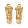 304 Stainless Steel Pendants STAS-P446-03G-1
