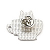 Cat with Cup Enamel Pin JEWB-G014-A04-A-2