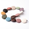 Natural Lava Rock Bead Strands G-L435-11-2