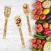 6Pcs Bamboo Spoons & Knifes & Forks AJEW-WH0411-0010-4