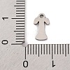 Non-Tarnish 201 Stainless Steel Charms STAS-U016-01P-T-3