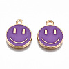 Alloy Enamel Charms X-ENAM-S121-165D-RS-2