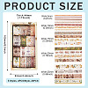 20pcs 5 Styles Scrapbooking Stickers DIY-TAC0029-03B-4
