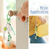 Jellyfish Glass & Acrylic Pendant Decorations HJEW-TAC0034-7