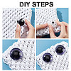   24 Sets 6 Colors Plastic Doll Eyes DOLL-PH0001-27-4