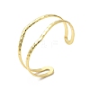 Rack Plating Brass Cuff Bangles BJEW-A137-04G-3