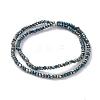 Electroplate Glass Beads Strands EGLA-K010-FP02-2