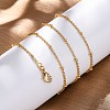Long-Lasting Plated Brass Cable Chain Necklaces X-NJEW-K112-09G-NF-4