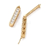 925 Sterling Silver Cubic Zirconia Twister Clasps STER-WH0007-28A-G-2