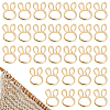 40Pcs Brass Linking Rings KK-HS0002-14B-1