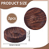 Wood Incense Burners Holder AJEW-WH0696-785-2