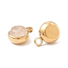 Natural Quartz Crystal Charms G-K325-01G-03-3