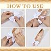 12Pcs Bowknot Polyester Shoe Buckle Clips HJEW-HY00142-4