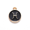 Alloy Enamel Pendants LS-ENAM-S124-01B-08H-2