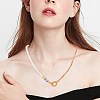 Vintage Natural Pearl Beaded Necklace for Girl Women NJEW-SW00002-03-6