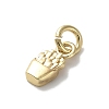 Brass Charms KK-H493-01G-02-2