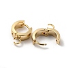 201 Stainless Steel Huggie Hoop Earrings Findings STAS-A167-01R-G-2