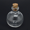 Glass Bottle Bead Containers X-AJEW-R045-22-1