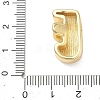 Brass Initial Beads KK-B167-27G-01E-3