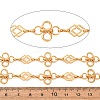 304 Stainless Steel Clover & Rhombus Link Chains SA-CBAE0F2-07G-2