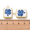 Printed Alloy with Acrylic Pendants AL-CBAE25B-02A-G-2