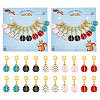 Ladybird Stitch Markers HJEW-AB00187-1