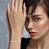 30Pcs 2 Colors Waxed Polyester Braided Cord Bracelet Making AJEW-DC00007-7