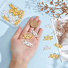 24Pcs 4 Styles Zinc Alloy Pendants FIND-SP0005-20-3