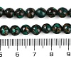 Assembled Natural Malachite & Bronzite Beads Strands G-A230-D02-02-5