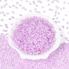 Transparent Colours Luster Glass Seed Beads SEED-N008-09J-2