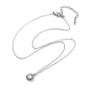 201 Stainless Steel Cable Chain Necklaces NJEW-L124-013P-2