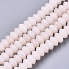 Imitation Jade Glass Beads Strands GLAA-R217-02-B05-1