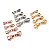 Yilisi 24Pcs 4 Style 304 Stainless Steel Lobster Claw Clasps STAS-YS0001-22-2