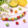 15Pcs 3 Colors Handmade Lampwork Enamel Beads LAMP-CJ0003-15-6