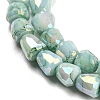 Electroplate Glass Beads Strand GLAA-G088-03-01B-4