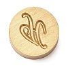 Golden Tone Brass Letter Stamps LS-KK-R005-01H-1