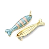 Brass Pendants KK-D019-29B-G-3