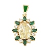 Religion Brass Pave Cubic Zirconia Pendants CU-CBA83A6-01D-G02-1
