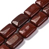 Natural Red Rainbow Jasper Beads Strands G-T047-B19-01-1