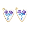 Printed Brass Pendants KK-CBAF9BC-18G-04-1