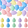 DICOSMETIC 80pcs 4 colors Opaque Spray Painted Acrylic Cabochons ACRP-DC0001-01-1