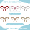 18Pcs 3 Colors Hot Glue & Rhinestone Sequin Patches PATC-FG0002-51-2