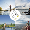 SUPERFINDINGS Plastic Fishing Line Sinker Slides with Stainless Steel Duo Lock Snaps FIND-FH0006-73-6